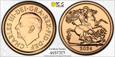 2024 1/2 Sov St. George MS70