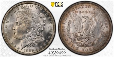 1889-O $1 MS62