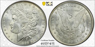 1890 $1 MS63