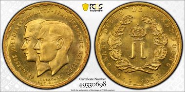 1953 (20 Fr) X-M1 Marriage  Au MS67