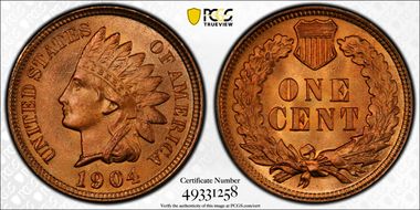 1904 1C MS67RD