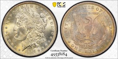 1884-O $1 MS66