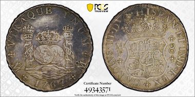 1767-Mo MF 8 R Yon-M8-67 Calico-1092 XF40