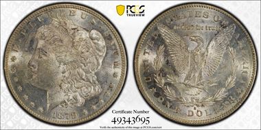 1879-S $1 Reverse of 1878 MS61