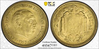 1953 2 1/2 P (1954) MS65