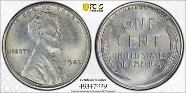 1943 1C MS65