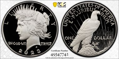 2023-S $1 Peace Dollar PR70DCAM