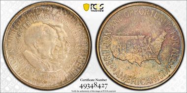 1951 50C Washington-Carver MS66