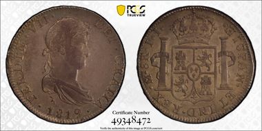 1819-Mo JJ 8 R Calico-1334 Yon-M8-119 AU50