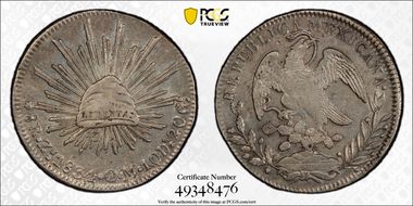 1834-Zs OM 8 R Zs14 AU50