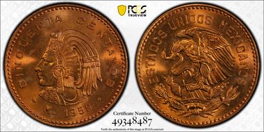 1959-Mo 50C KM-450 MS65RD