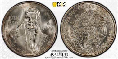 1977-Mo 100 P KM-483.2 MS67