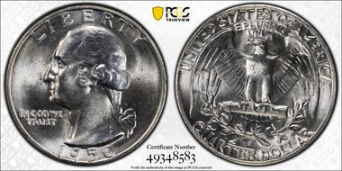 1950-D/D 25C RPM FS-501 MS65