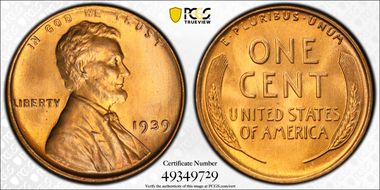 1939 1C MS67+ RD
