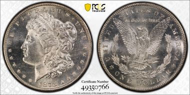 1878-S $1 MS65