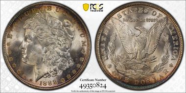 1888 $1 MS64+