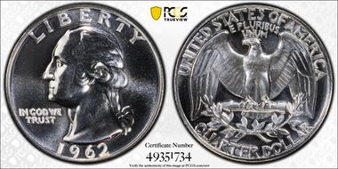 1962 25C PR68