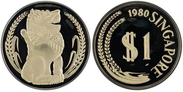 1980-SM $1 KM-6a Silver PR68DCAM