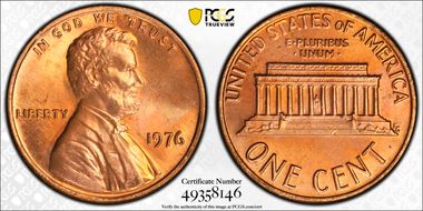 1976 1C MS66RD
