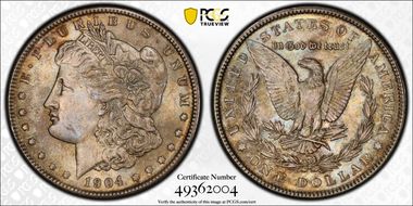 1904 $1 MS62