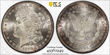 1878-S $1 MS64