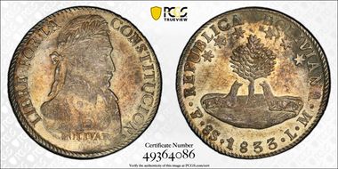 1833-PTS LM 8 Sol KM-97 Ag AU55