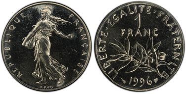 1996 1 Fr Gad-474 F-226 MS68