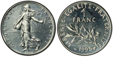 1995 1 Fr Gad-474 MS67