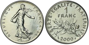 2000 1 Fr Gad-474 MS66