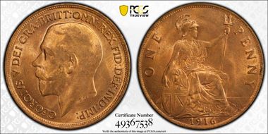 1916 1D S-4051 MS64RD