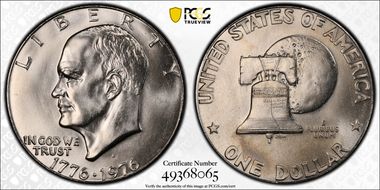 1976-D $1 Type 1 MS67+