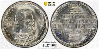 1951-D 50C Booker T. Washington MS64