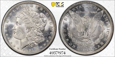 1891-O $1 MS65