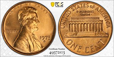1973-S 1C MS64RD