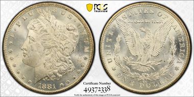 1881-CC $1 MS63