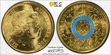 2016 $2 Olympic Team - Blue MS67