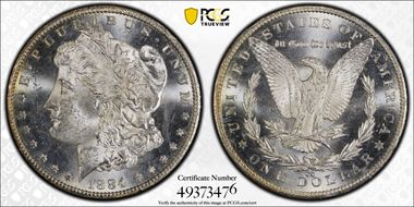 1884-CC $1 MS63
