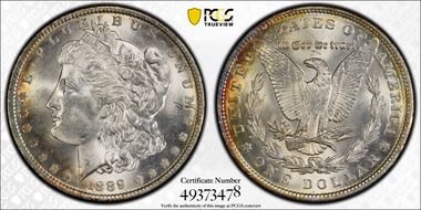 1889 $1 MS64