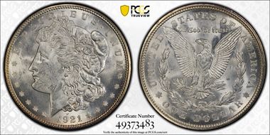 1921-D $1 MS64