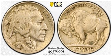 1927-S 5C VF35
