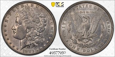 1883 $1 AU50