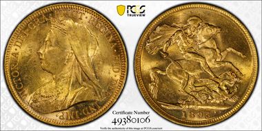 1895-M Sov S-3875 MS62