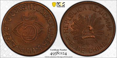 1914 5C KM-613 MS62BN