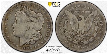 1878-S $1 VAM 27 Long Arrow Shaft G6