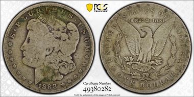 1888-O $1 VAM 4, Hot Lips G4