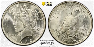 1923 $1 MS64