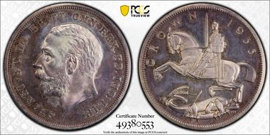 1935 Crown S-4050 .925 Silver PR64