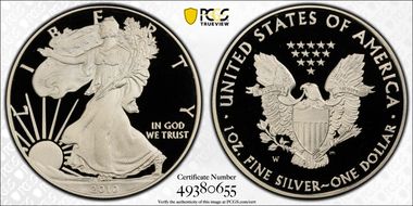2010-W $1 Silver Eagle First Strike PR70DCAM