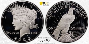 2023-S $1 Peace Dollar First Strike PR70DCAM
