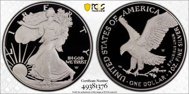 2024-W  $1 Silver Eagle PR70DCAM